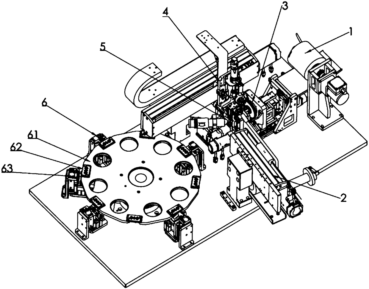 Cotton thread spring forming equipment