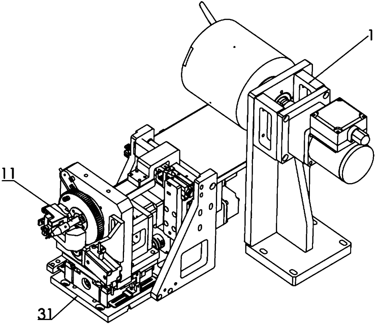 Cotton thread spring forming equipment