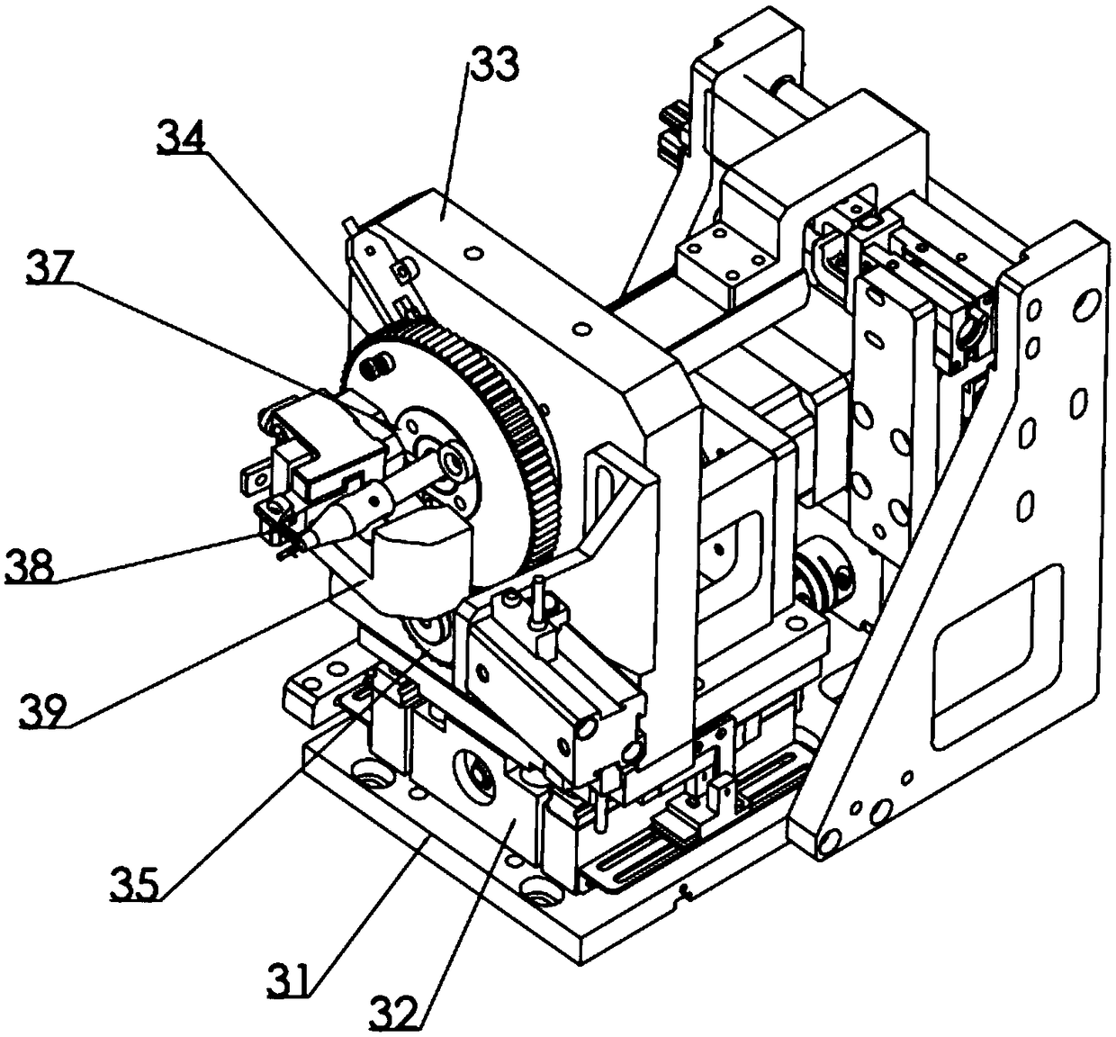 Cotton thread spring forming equipment