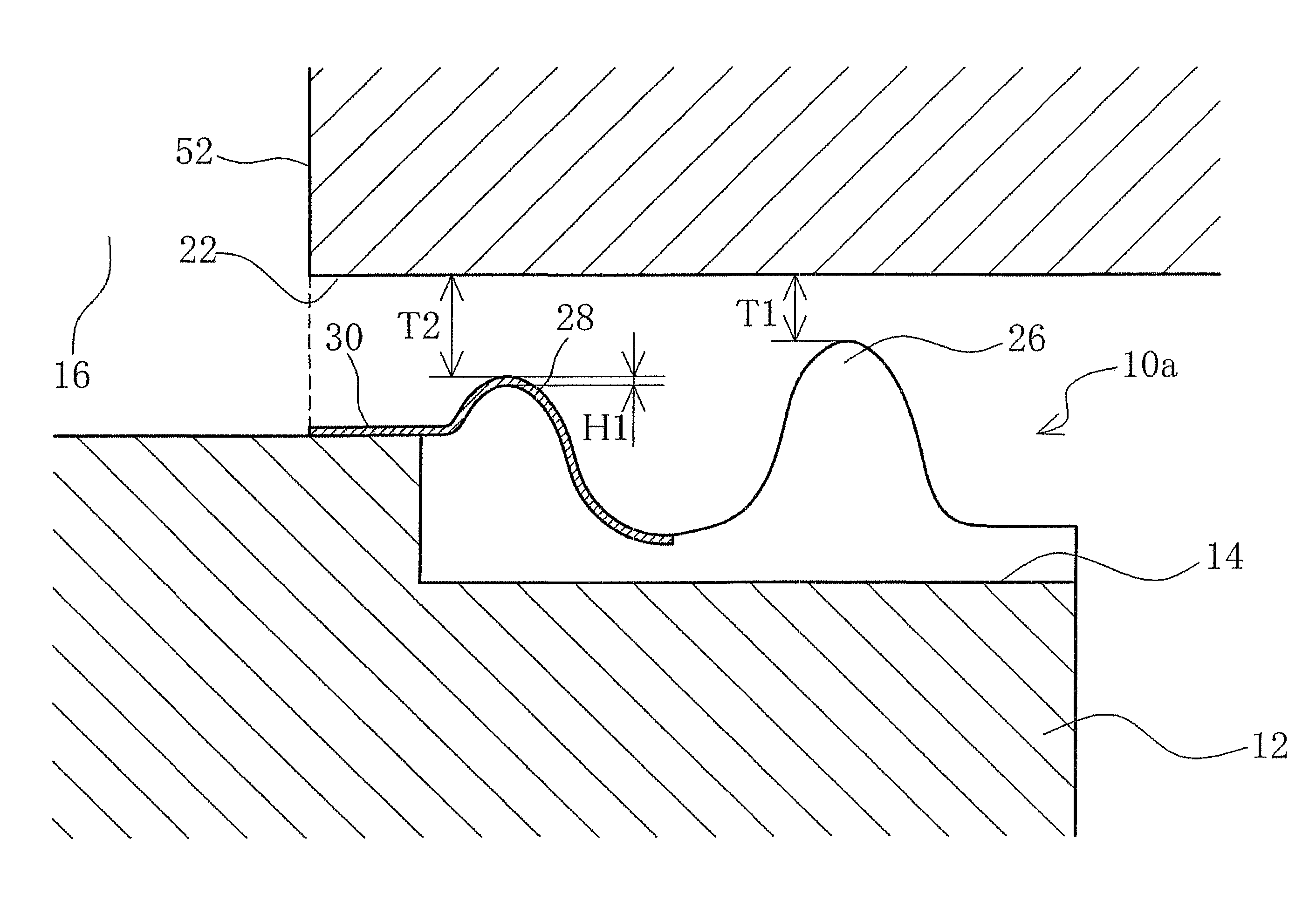 Seal plate, seal member that is used in seal plate, and method for manufacturing the same