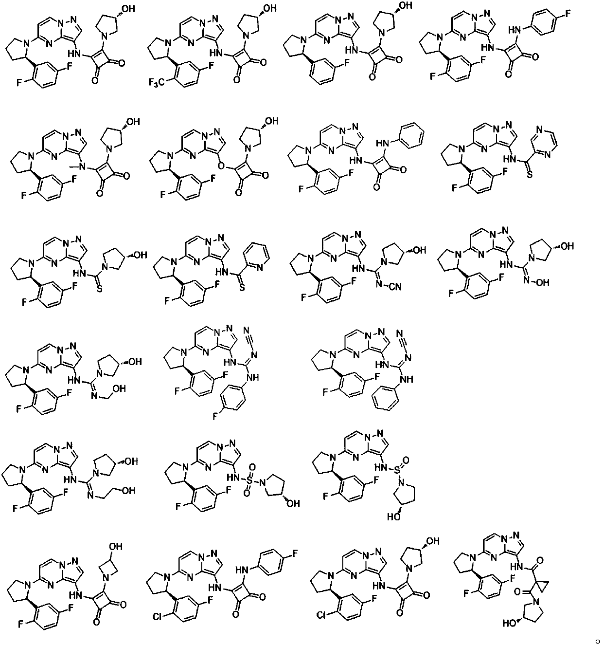 Substituted pyrazolo [1,5-a] pyrimidine compound used as Trk kinase inhibitor