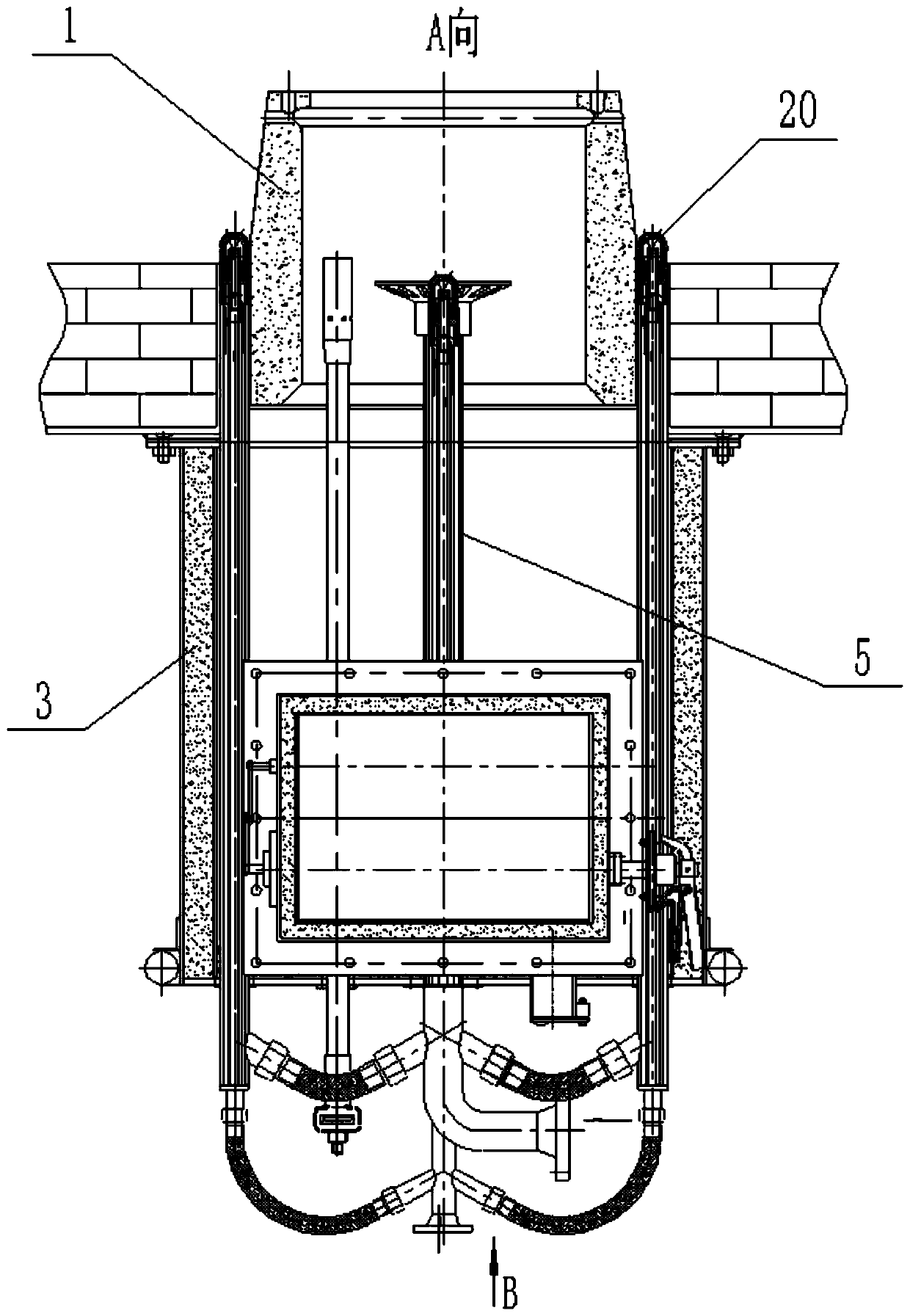 Low-NoX emission and efficient energy-saving combustor capable of combusting heavy oil, oil slurry and gas