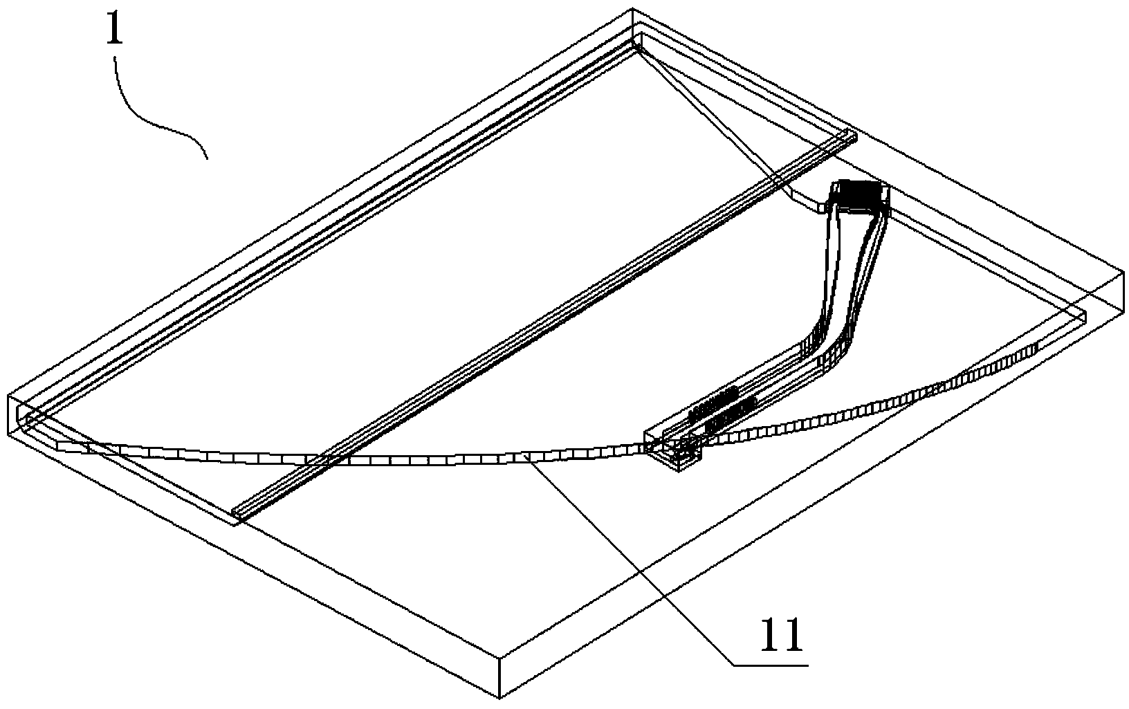 Flat panel array antenna