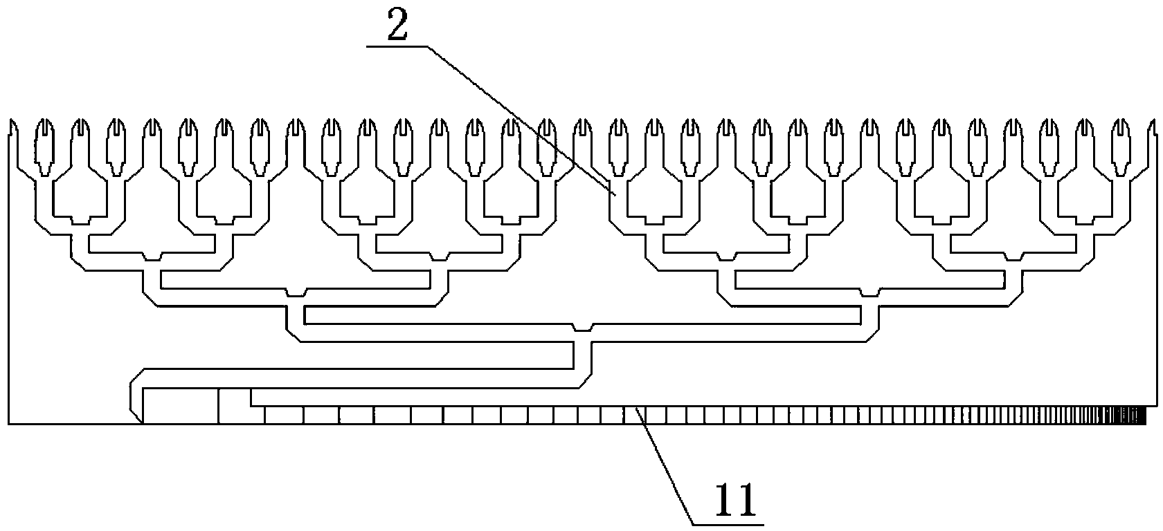 Flat panel array antenna