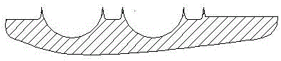 Tool and method for machining comb lines on inner wall of cylinder liner