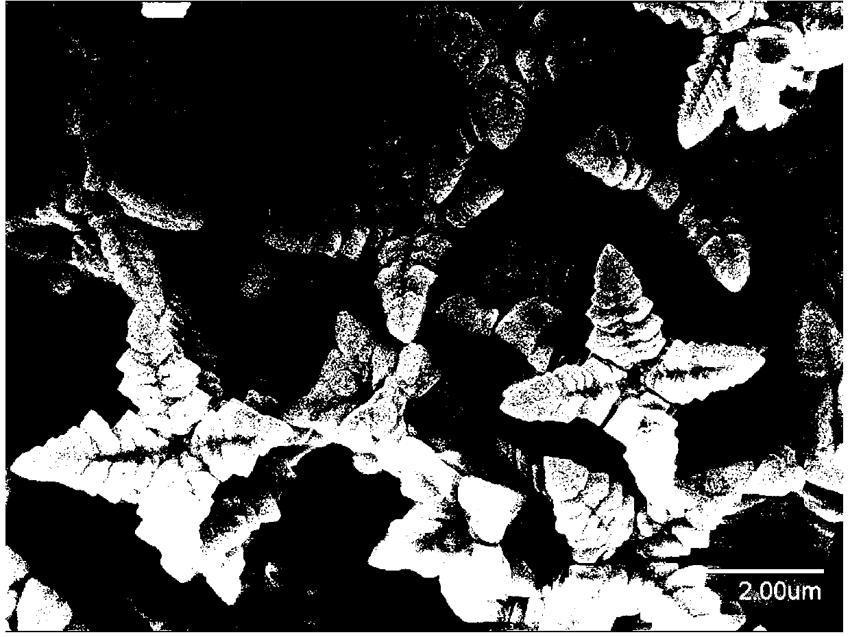 Quadrangular leaf-shaped Cu2O-ZnO composite nano-structural semiconductor material, and preparation method thereof