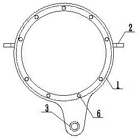 Axle box hole measuring device and its application method