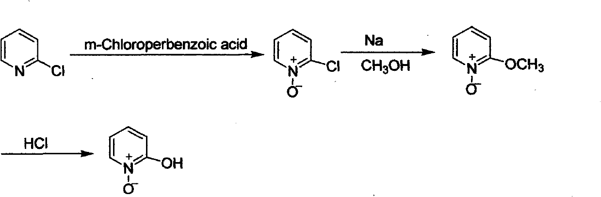 Preparation method of 2-hydroxypyridine-N-oxide