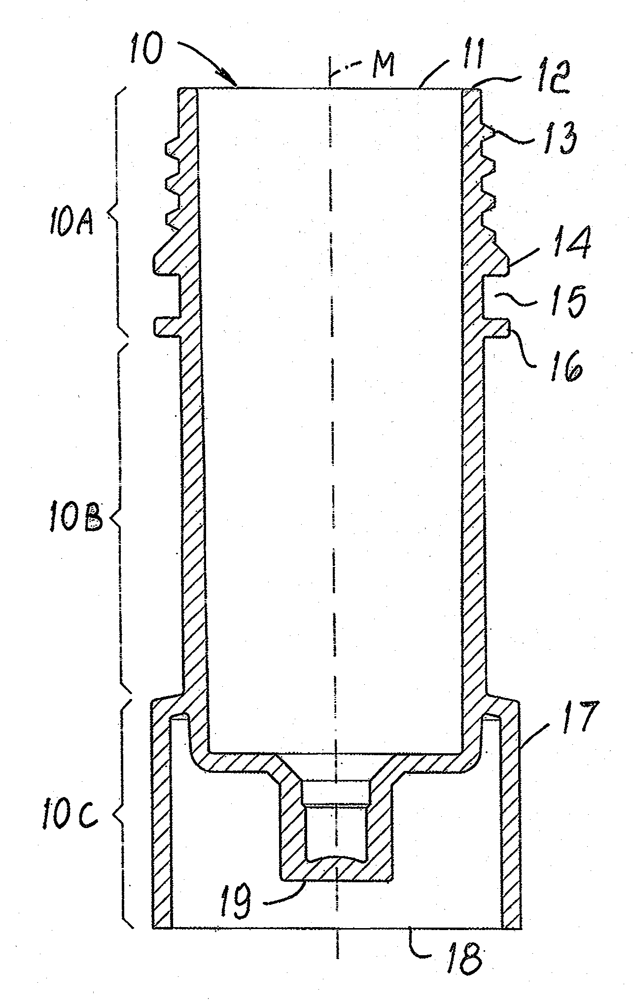 External Container for an Implant Carrier