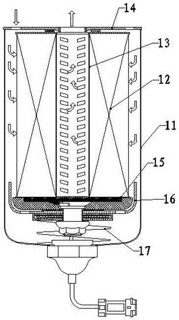 Constant-temperature electromagnetic purifying assembly and constant-temperature electromagnetic purifying filter