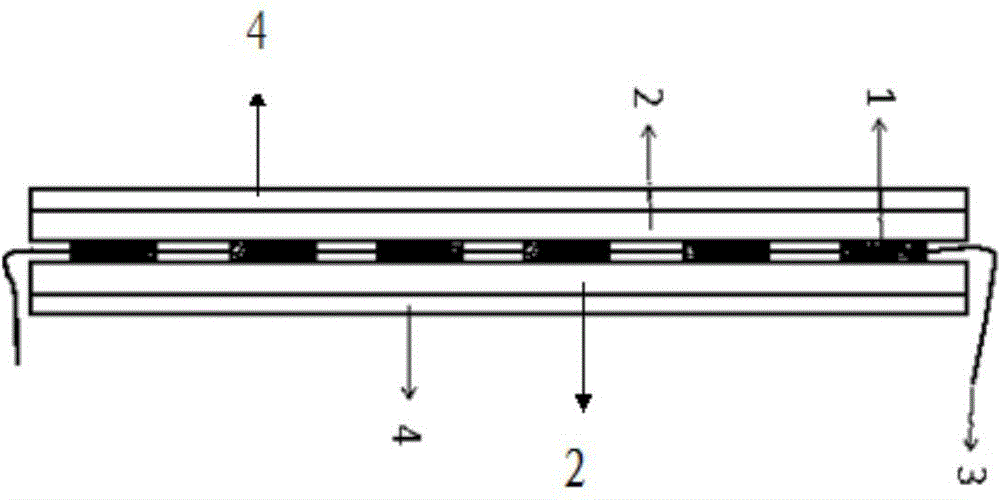 LED lamp based on transparent fluorescent ceramics