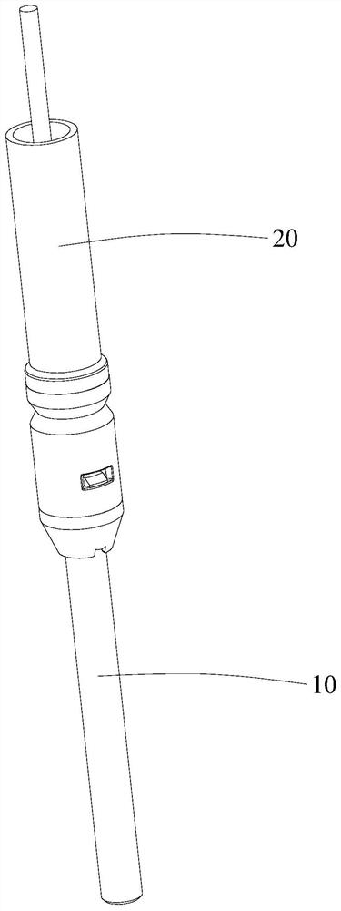 Quick connection fool-proof structure of electronic detonator