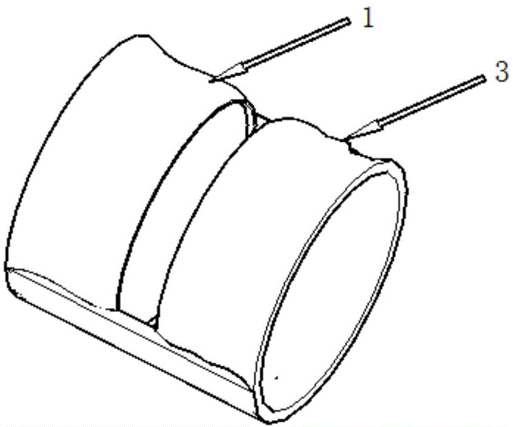 Insert-type injection pipe joint and production process thereof