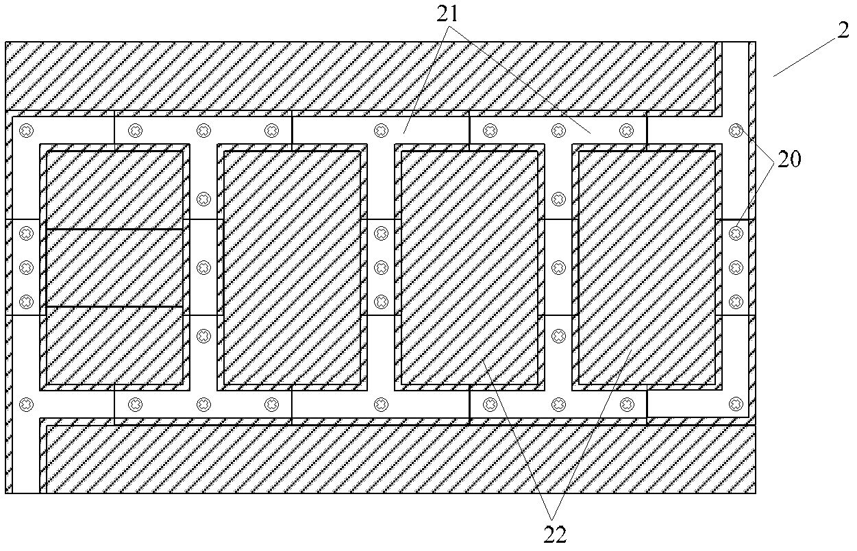 Flow battery stack with monitoring system