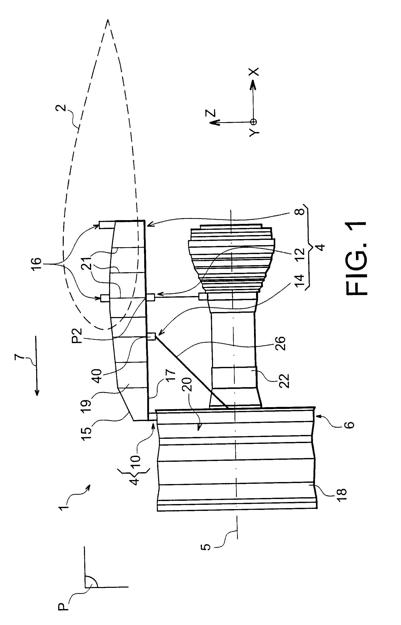 Device for attaching an aircraft engine