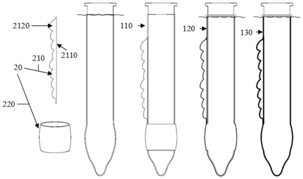 Integrally-formed condom embedded with protrusions, as well as manufacturing process and special production equipment thereof