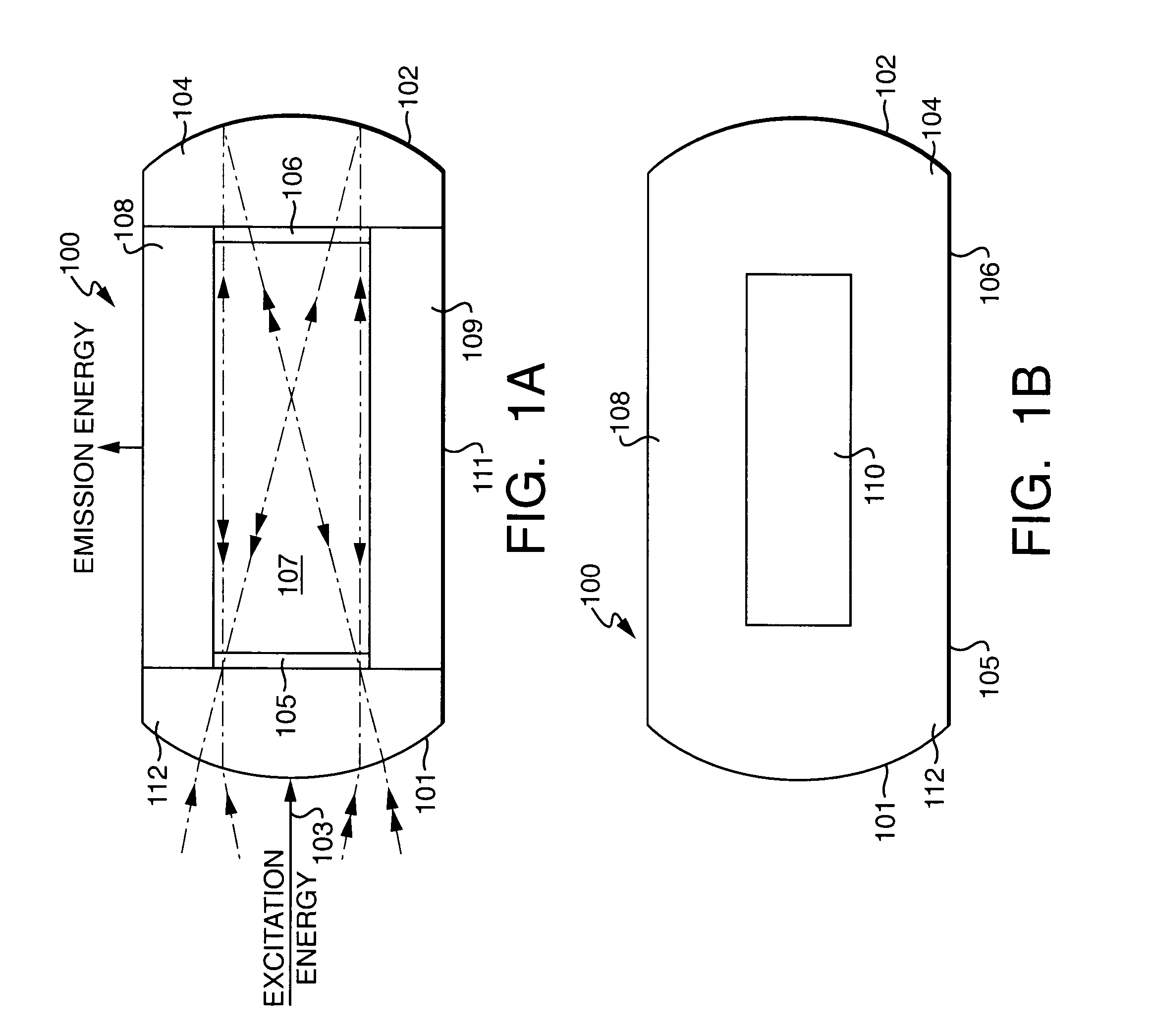 Fluorescence detector geometry