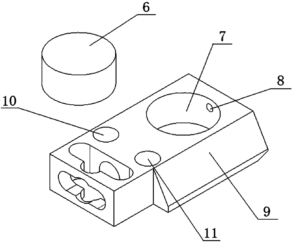 A sample fixing platform and a cryo-scanning electron microscope comprising it