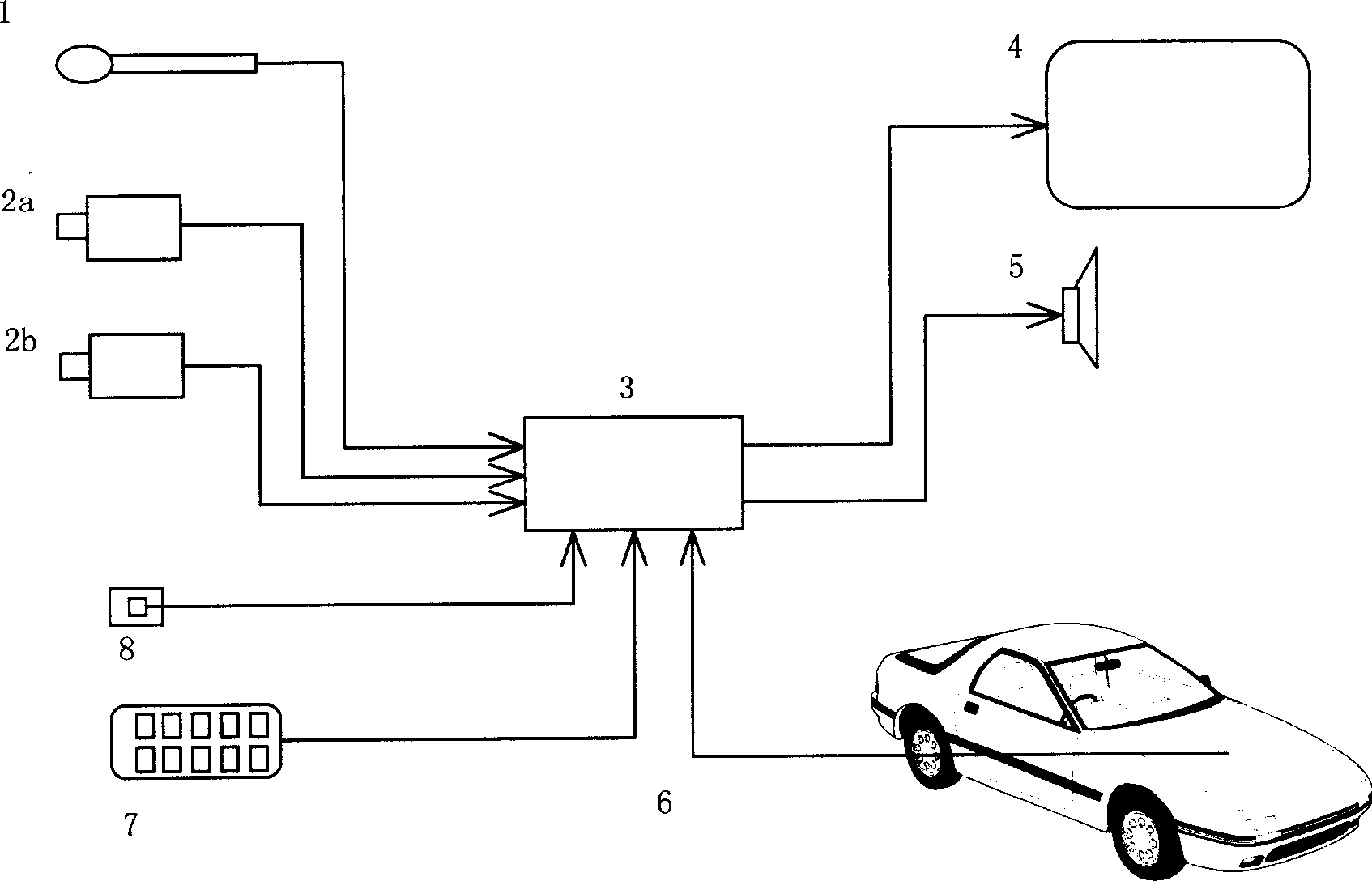 Embedded image monitoring system on vehicle