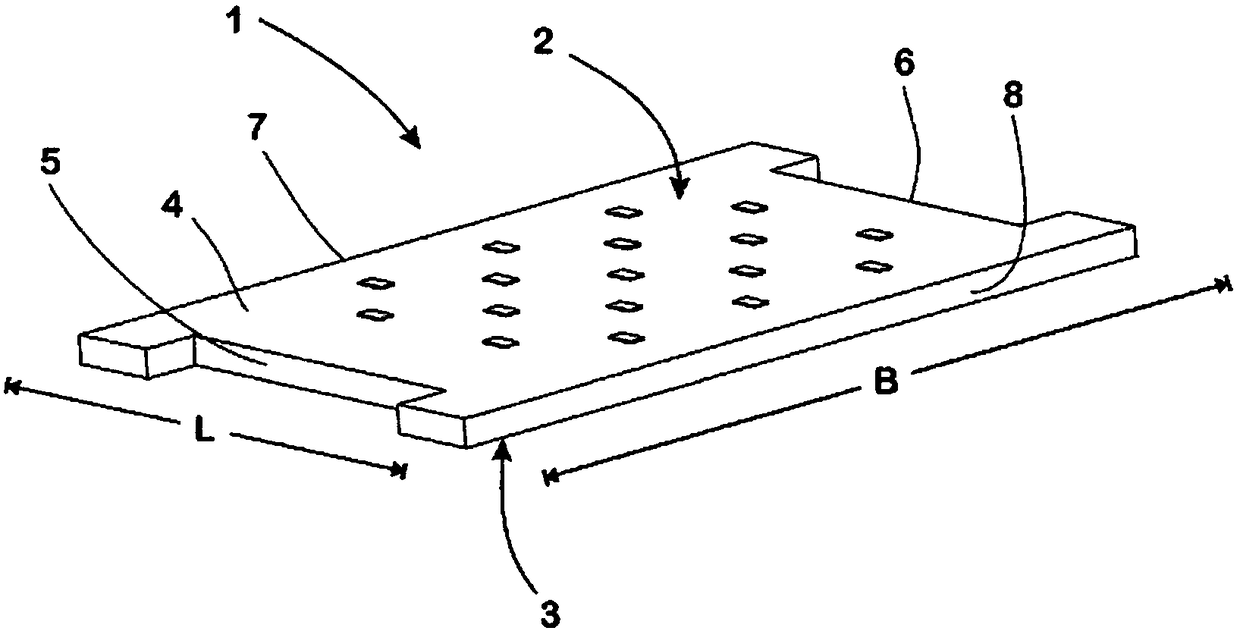 Elastic element for a fastening point for a rail for rail vehicles, and fastening point