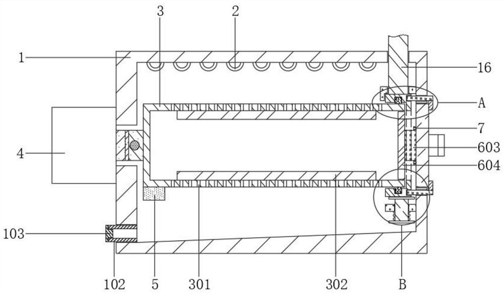 Garbage treatment equipment with quick drying function