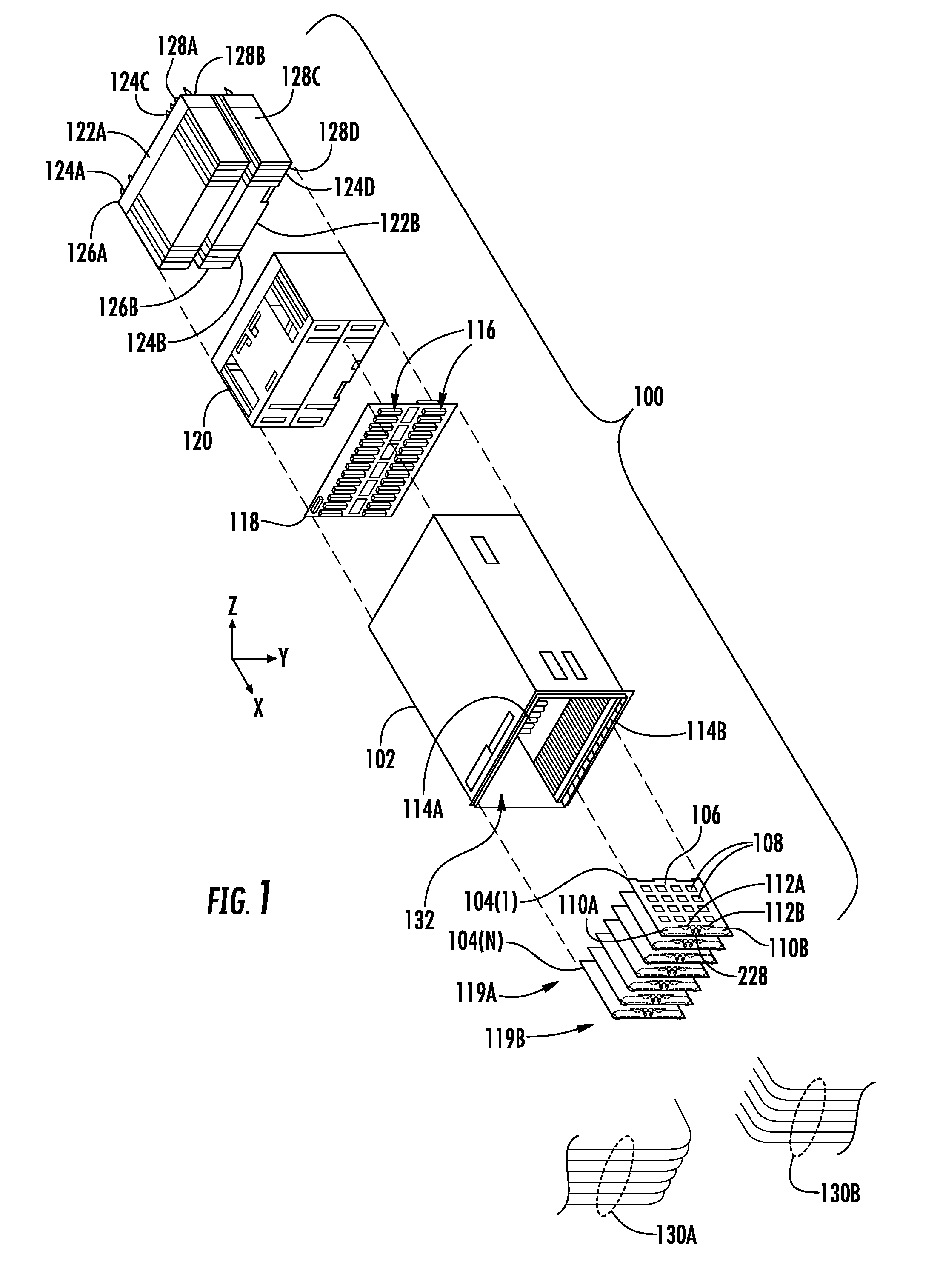 Modular enclosure elements employing cams forming detent features with latches