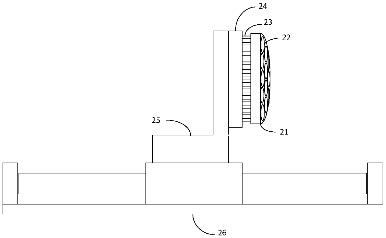 Adaptive laser defense system with compact structure