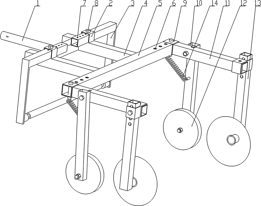 Ridging film mulching machine