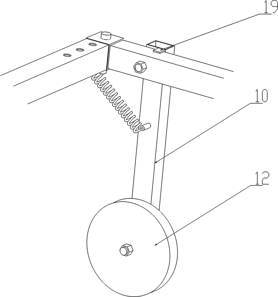 Ridging film mulching machine