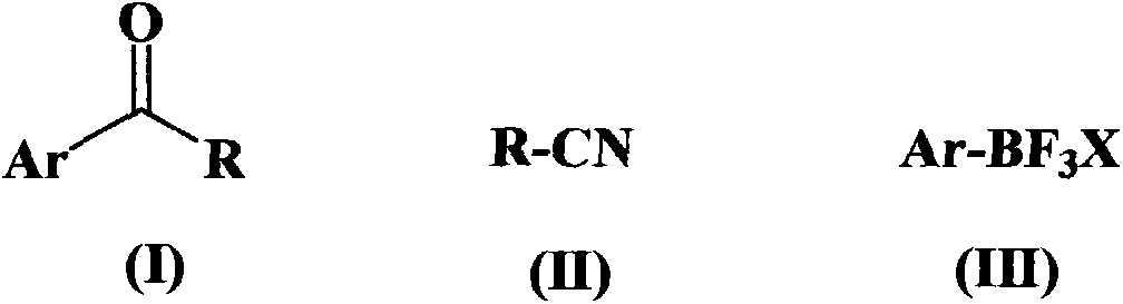 Alkyl and aryl ketone compound preparation method