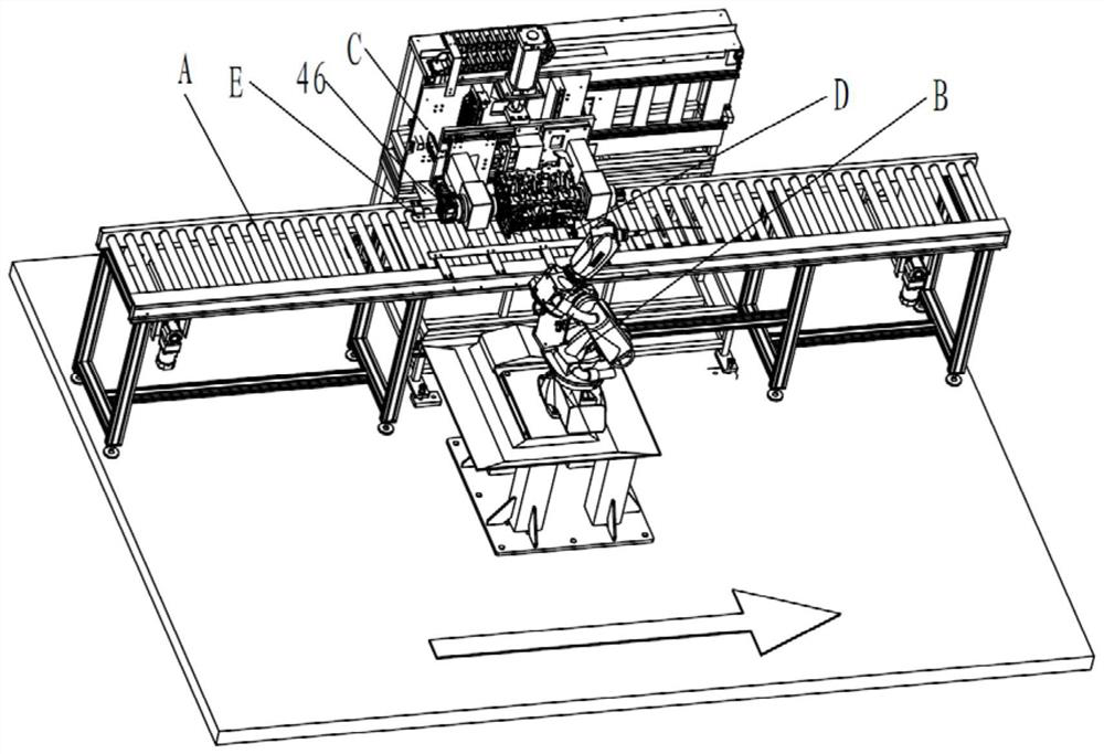 Flexible slag blowing equipment for cylinder body