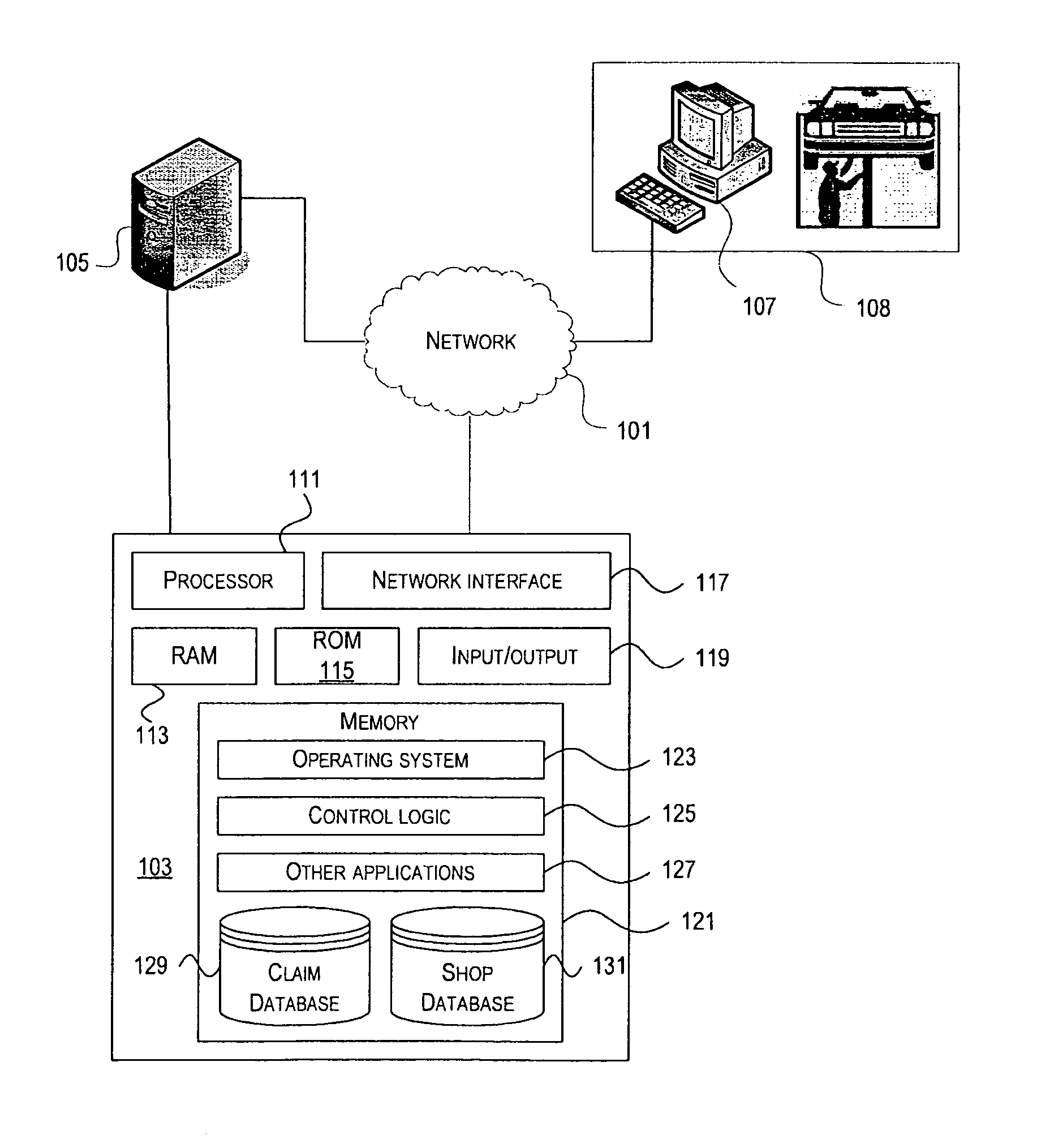 Communication of insurance claim data