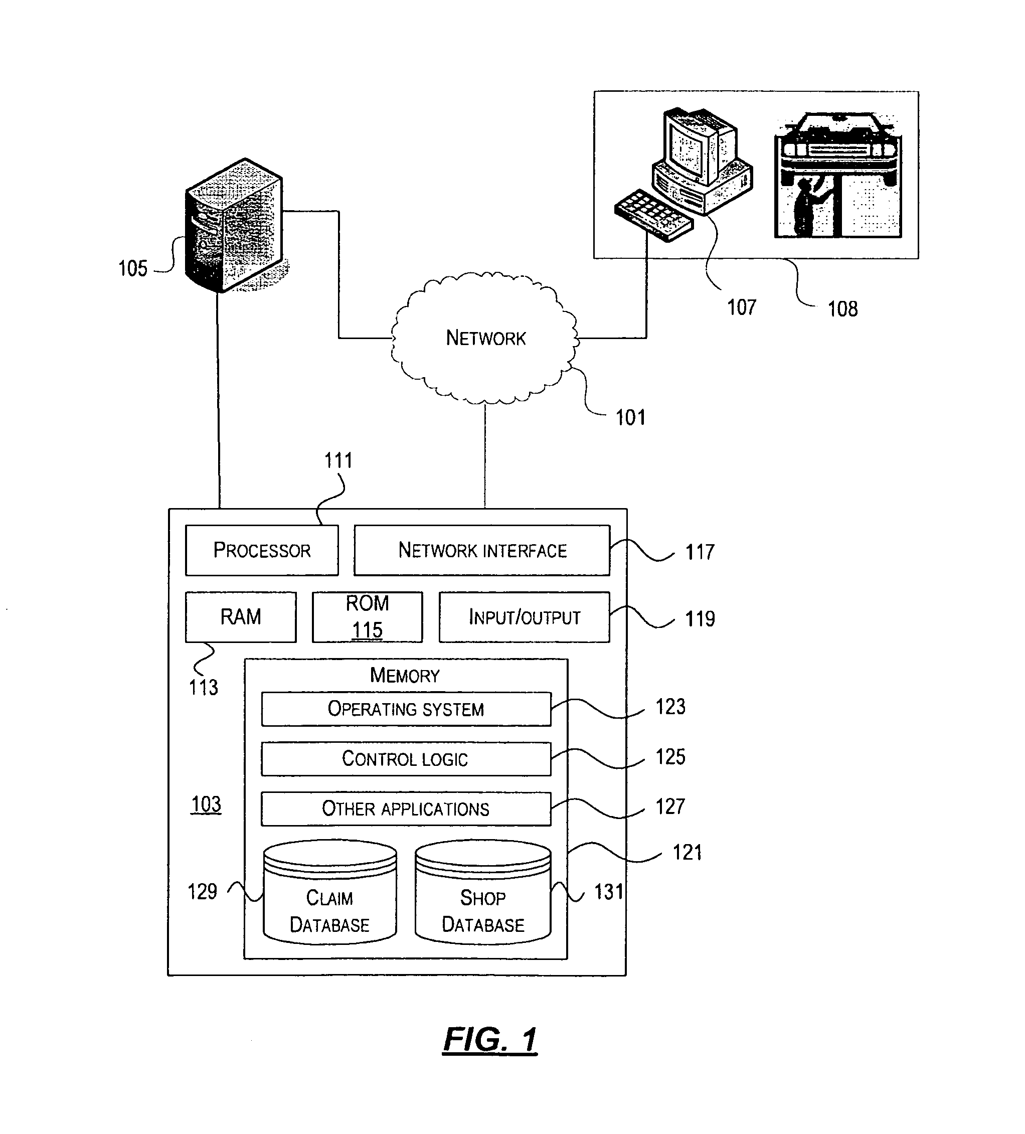 Communication of insurance claim data