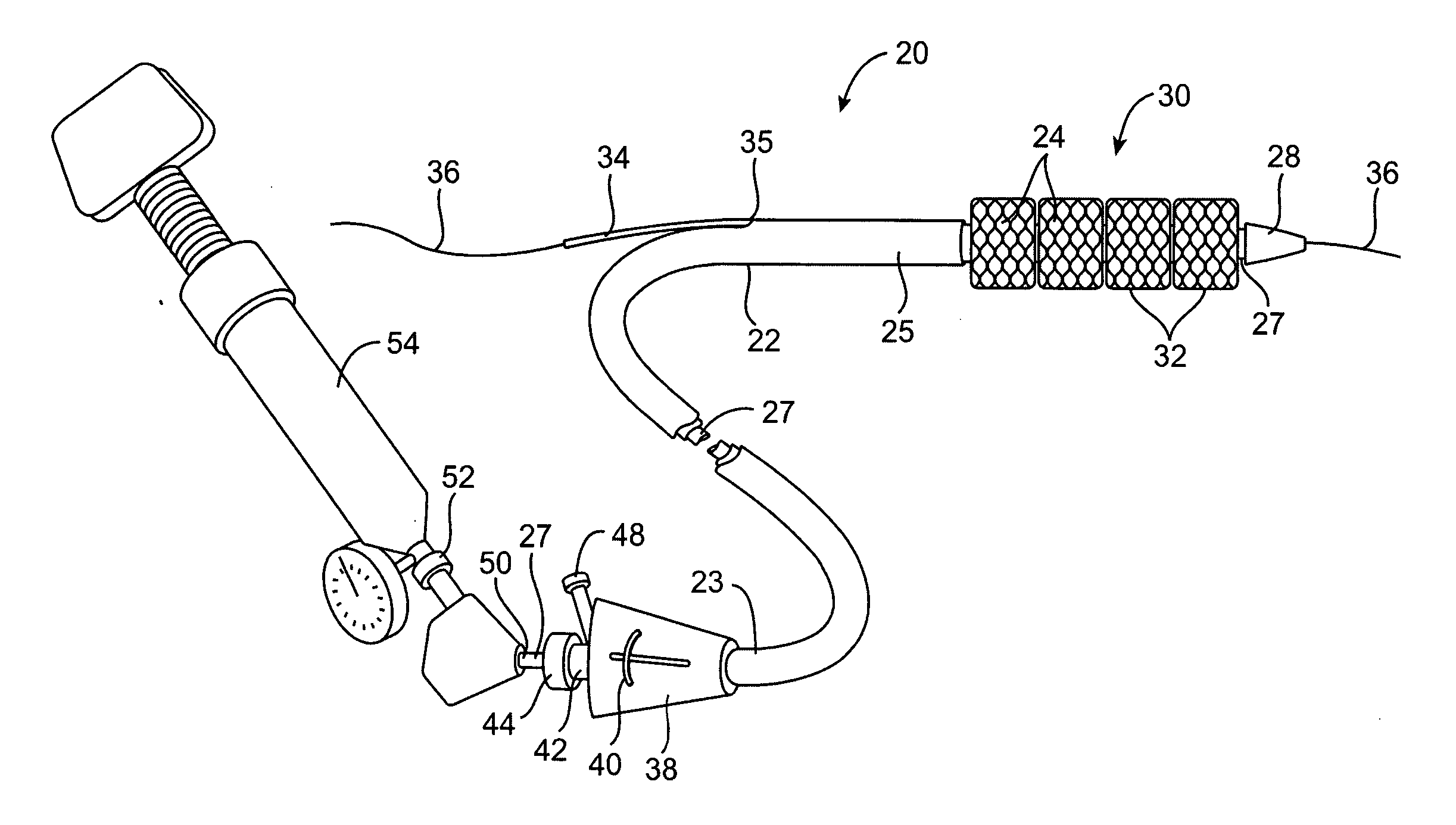 Custom-length stent delivery system with independently operable expansion elements