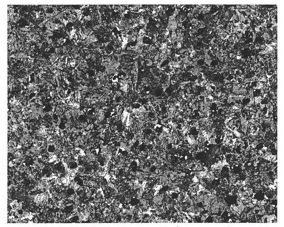 High-hardness alloyed nodular iron die material and preparation method thereof