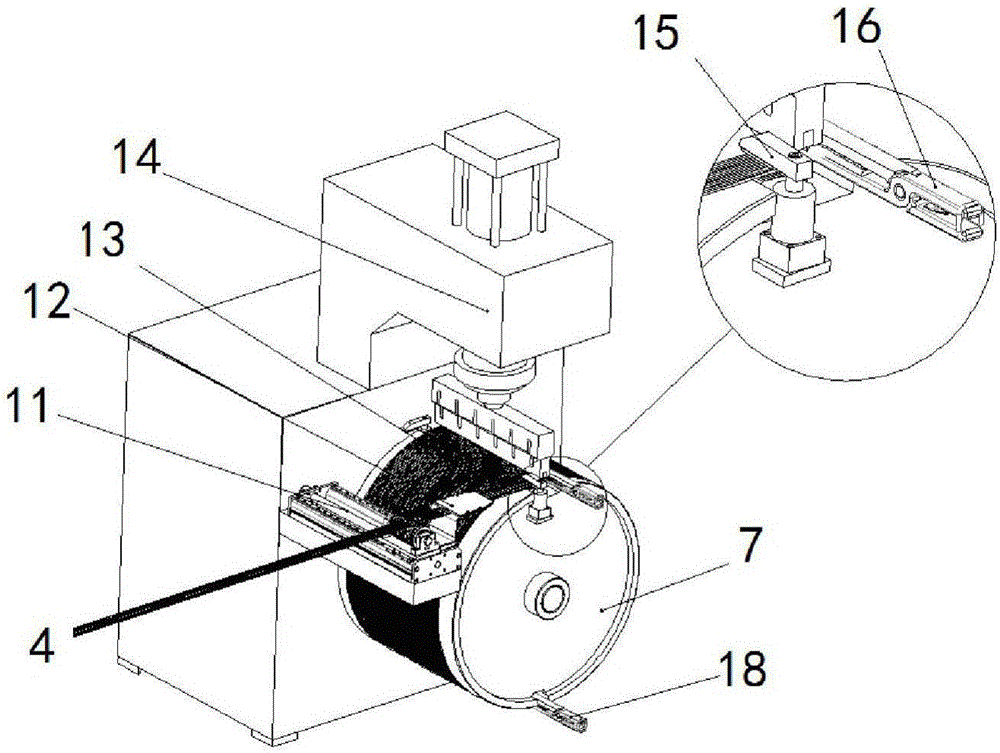 After-treatment device and preparation method for hollow ultrafiltration membrane wires