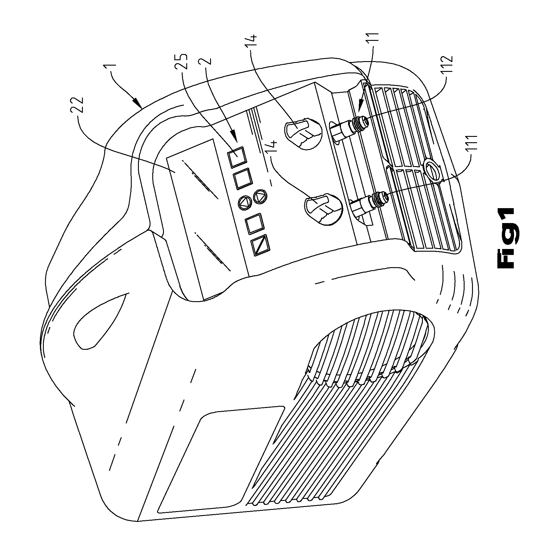 Electronic instrument for refrigerant recovery machine