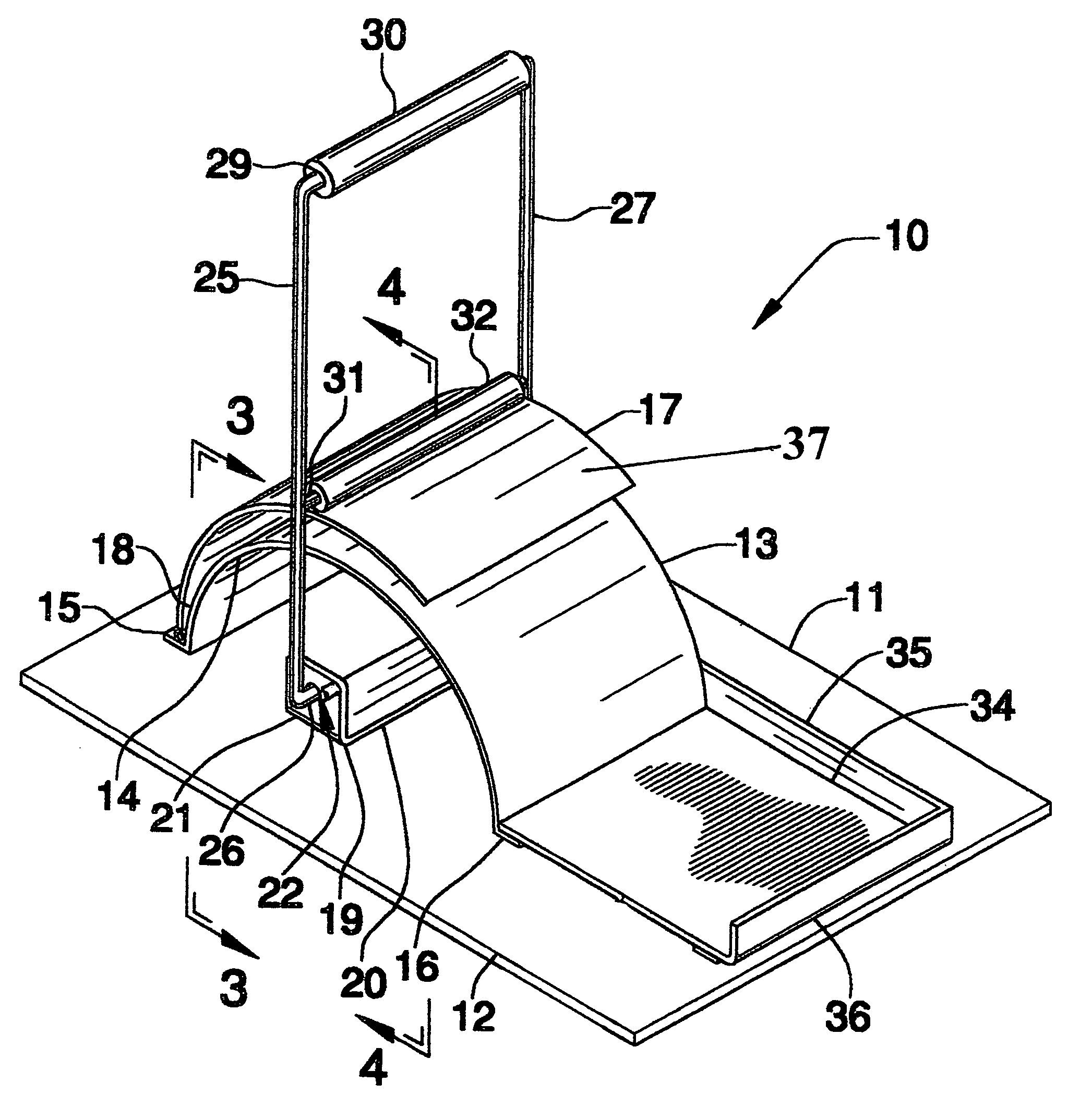 Crab meat extracting apparatus