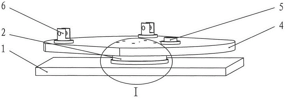 Installation adjusting device suitable for combination optical window testing