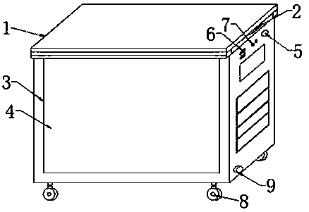 Host structure of energy-saving transformer with medium-pressure tap