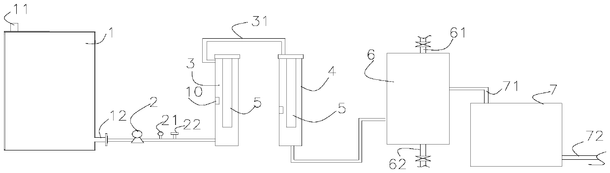 Small methanol hydrogen production apparatus for driving hydrogen engine