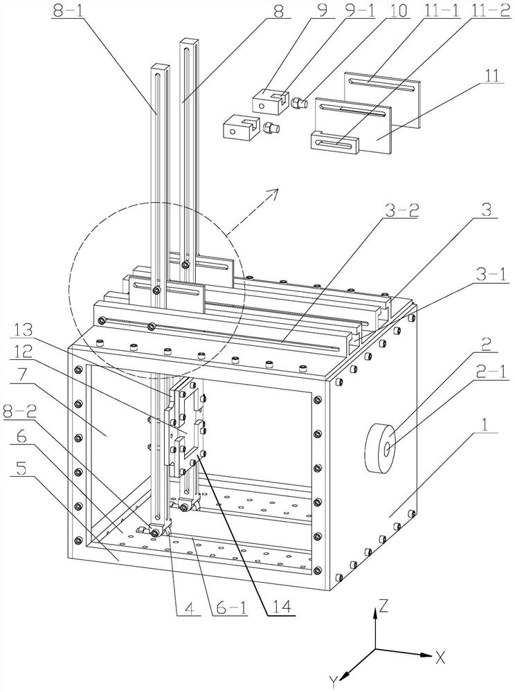 Impact force measurement experiment device based on light-gas gun and installation method of impact force measurement experiment device