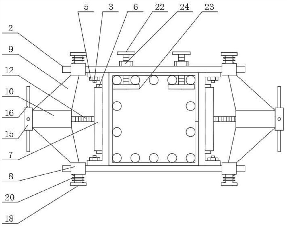 A method for installing residential formwork for construction engineering