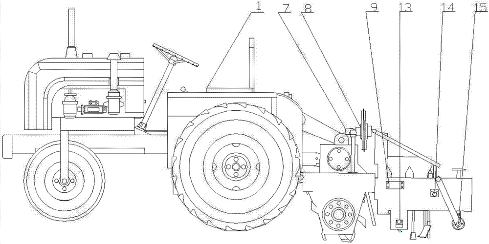 Intelligent control hydraulic-drive aspirated-air type wheat seeding device