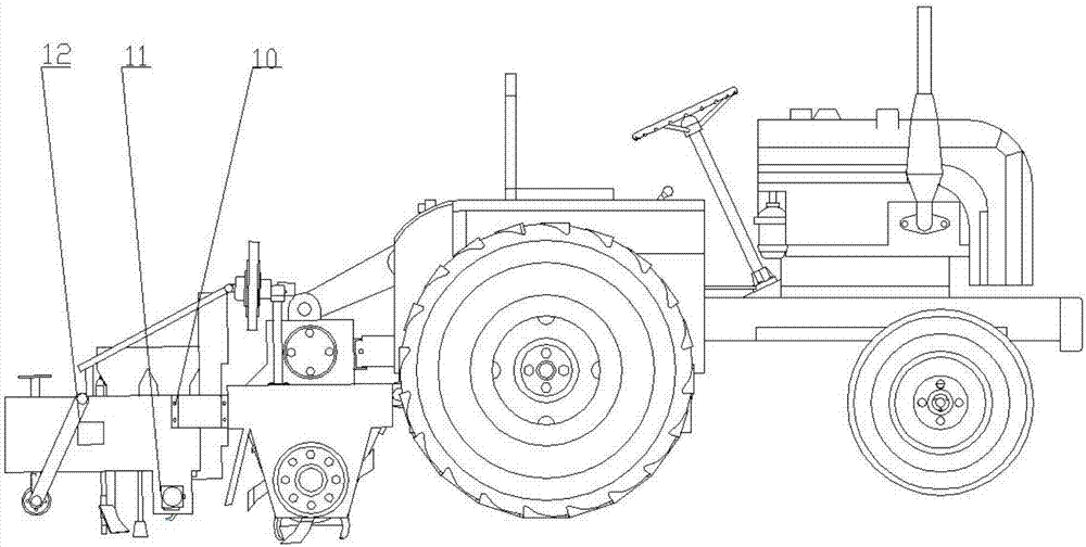 Intelligent control hydraulic-drive aspirated-air type wheat seeding device