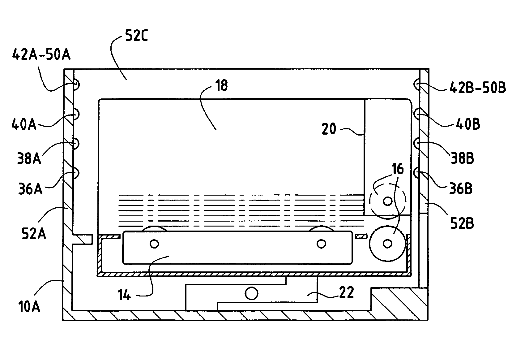 Feeder device with an integrated differential weigh module