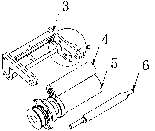 Film conveying device for bagged preserved plum processing and production