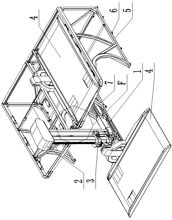 Non-avoidance stereo garage with car carrying plates capable of being separated