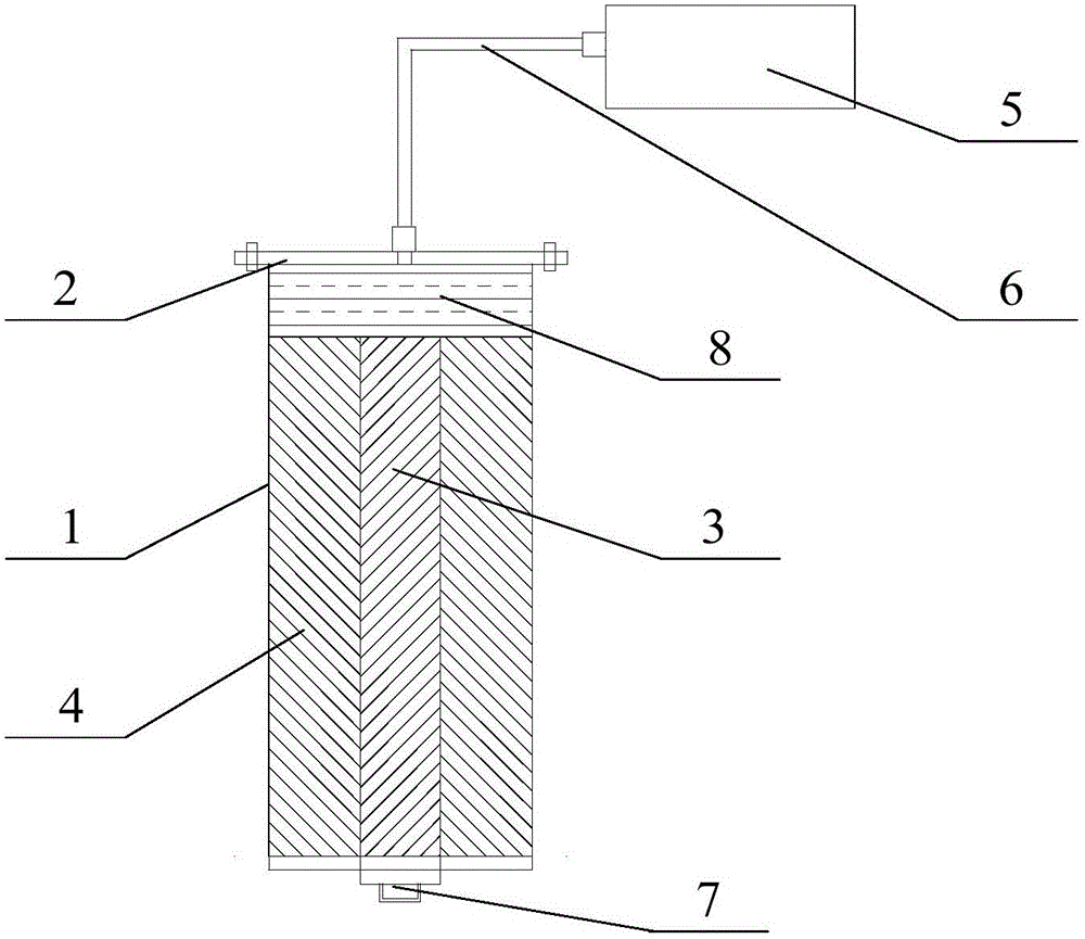 Experiment device and method used for detecting bonding strength of channeling sealing agent