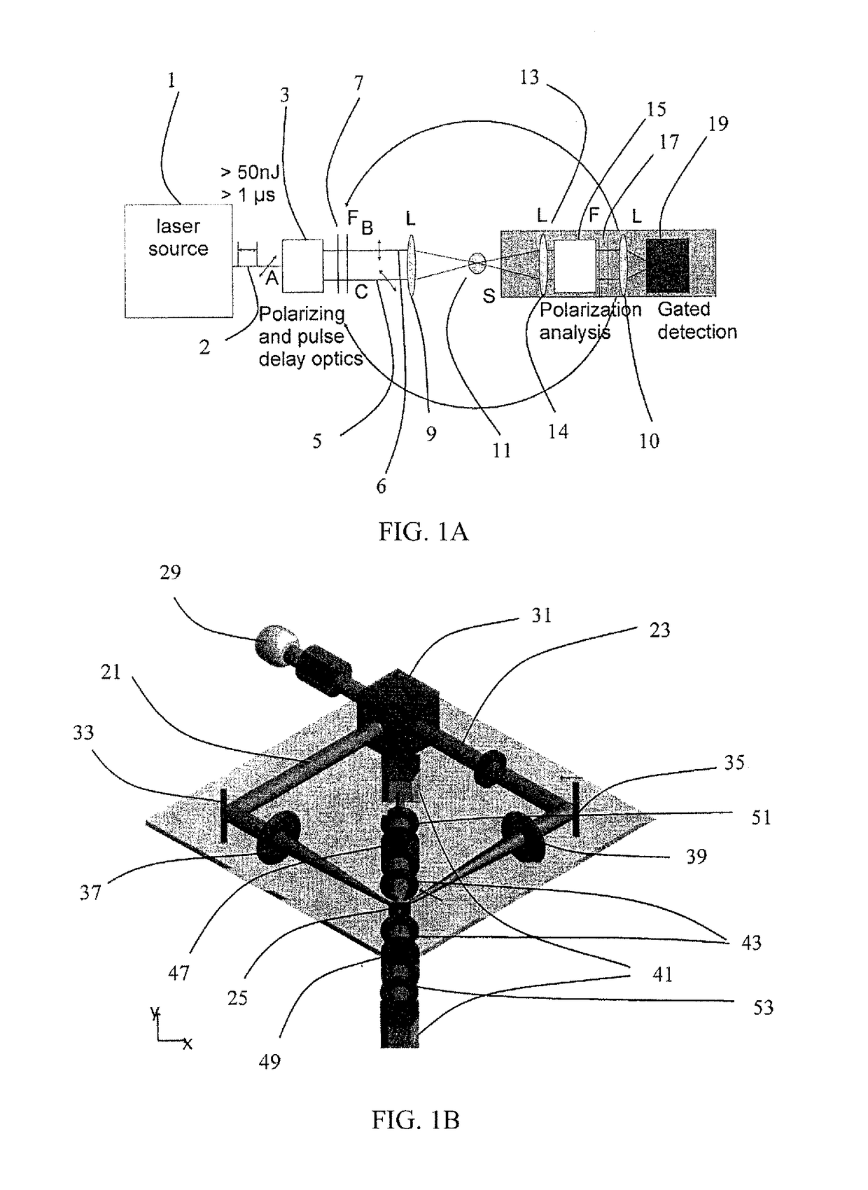 Device and method for measuring and imaging second harmonic and multi-photon generation scattered radiation